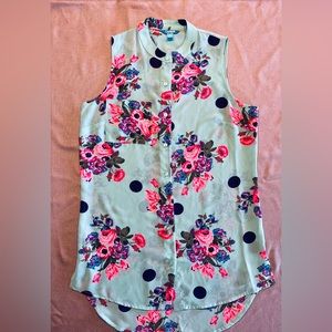 L’Amour~ floral with poka dots size M